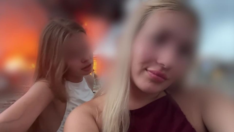 Задержаны две зумерши, снявшиеся на фоне пожара на нефтебазе в Адлере