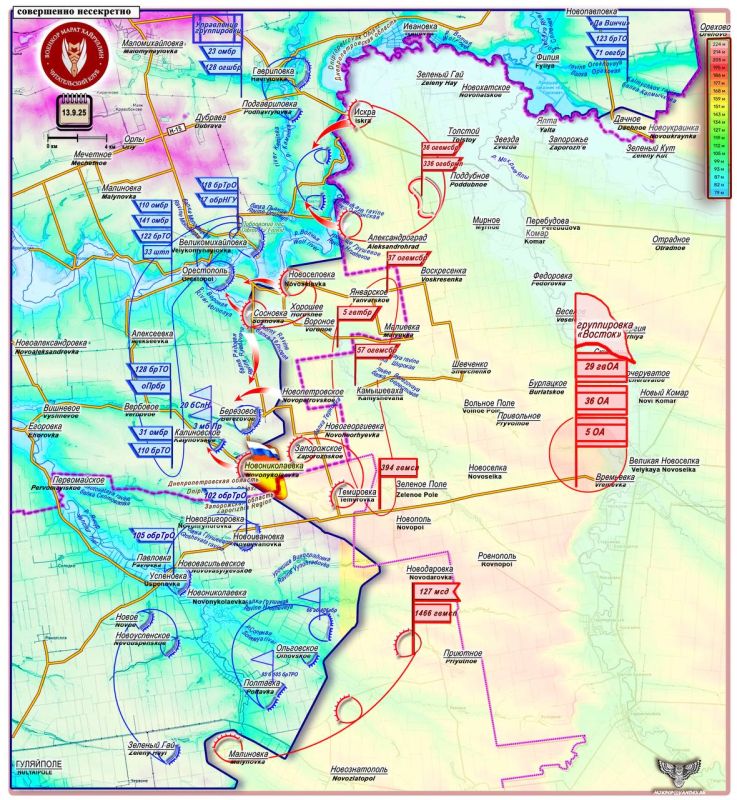 Марат Хайруллин: ВС РФ могут нанести красивый рассекающий удар с юга на север Короткая сводка с фронта 13 сентября 2025 года