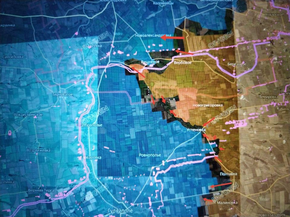 Юрий Котенок: Днепропетровское/ Запорожское (Правый фланг, Гуляйпольский участок) направления Юрий Котенок: Днепропетровское/ Запорожское (Правый фланг, Гуляйпольский участок) направления