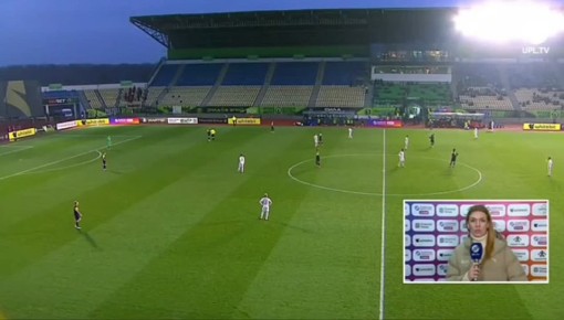 Матч Украинской премьер-лиги "Металлист 1925" – "Верес" в Житомире досрочно завершили уже на 20-й минуте из-за отключения света