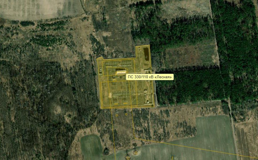 ���������� ������� � ������� ������� ������������� "������-2" �������� �� 330/110 �� "������" (50.87799 28.59378) � ������ �. �. �������� ������������� ������ ����������� �������