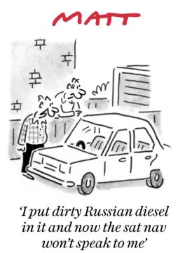 Владимир Корнилов: Судя по The Daily Telegraph, у британцев возникли проблемы на заправках: «Я заправился грязным русским дизтопливом - и теперь навигатор не разговаривает со мной»