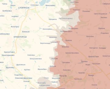 Российские войска прорвались к Краматорску с востока, обойдя Константиновку и Дружковку, пишет ВСУшный военный эксперт Константин Машовец