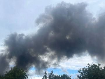 Над Житомиром поднимается дым, сообщается о прилёте по терминалу "Новой почты"