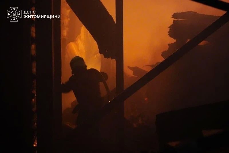 Под Житомиром атаковано производство и склады врага Под Житомиром атаковано производство и склады врага